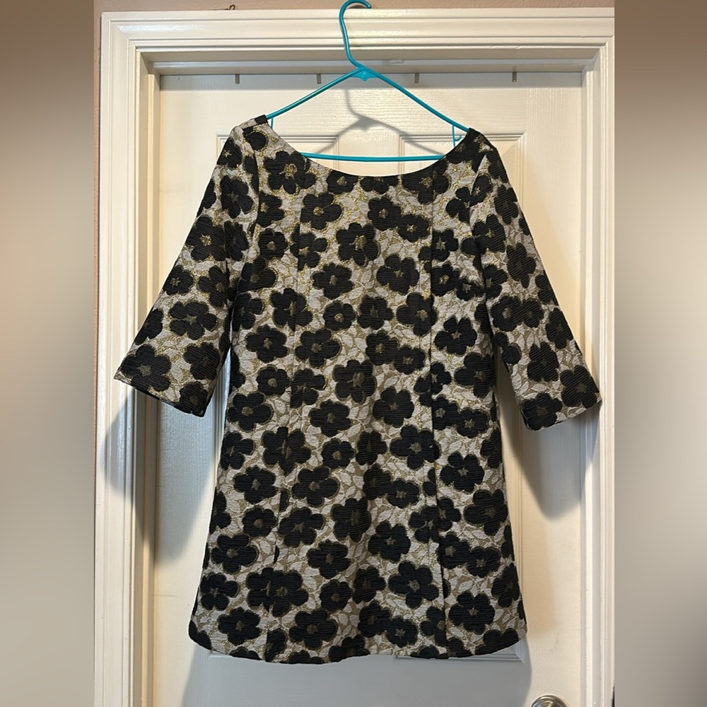 Hutch Black and Gold Mini Dress